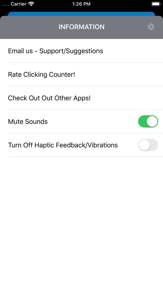 Clicking Counter Simple Tally iPhone screenshot 2