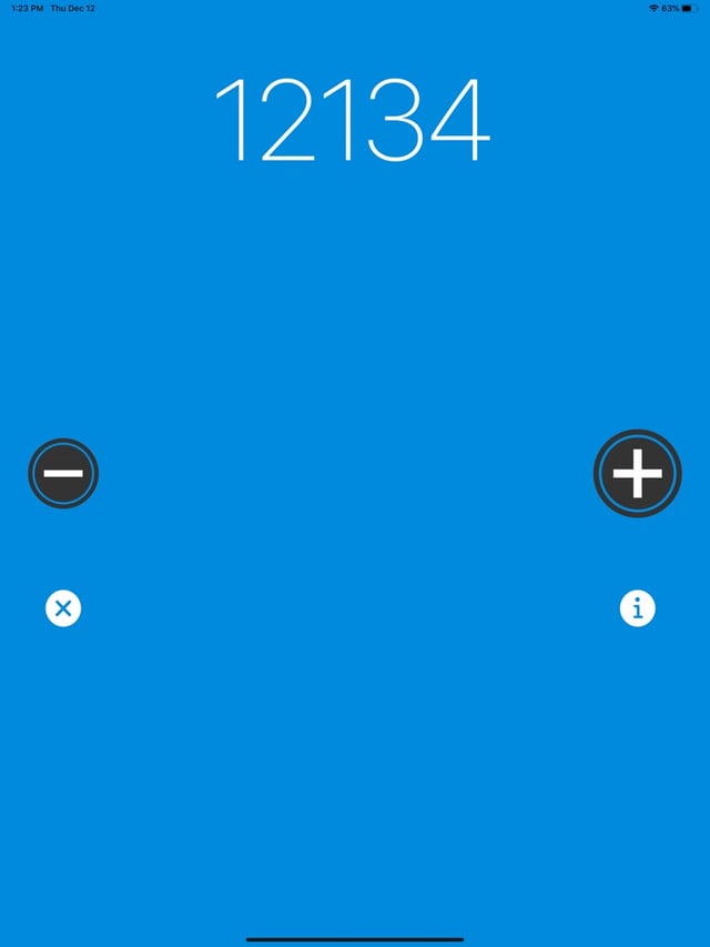 Clicking Counter Simple Tally iPad screenshot 5