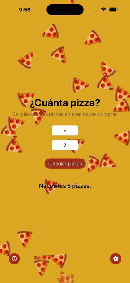 How Much Pizza? iPhone screenshot 3