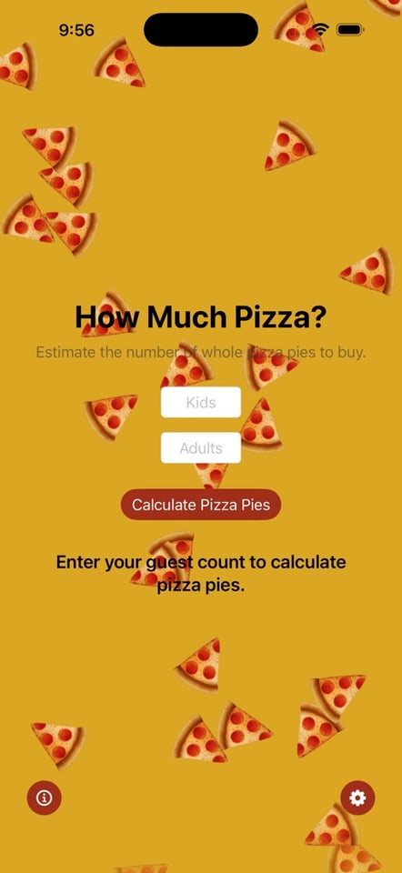 How Much Pizza? iPhone screenshot 5