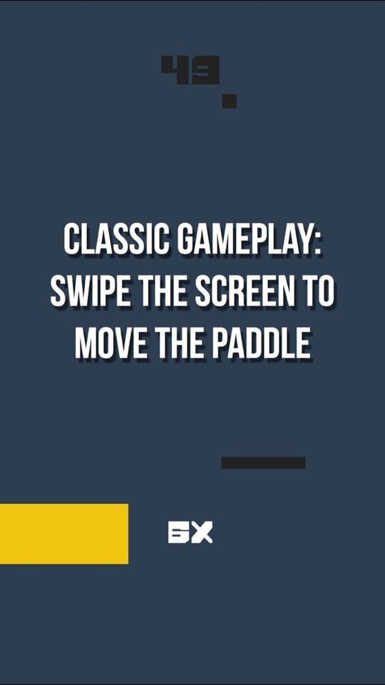 Infinite Pongo gameplay with paddles and a fast-moving ball