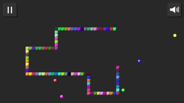 Snake 2 - Rainbow Worm iPhone screenshot 2